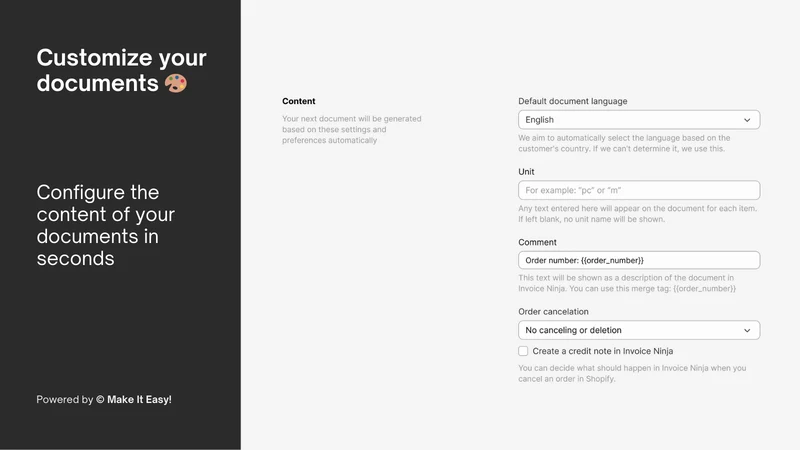 Invoice Ninja | Integration