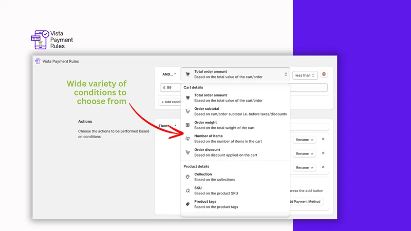 Vista Checkout Rule & Discount