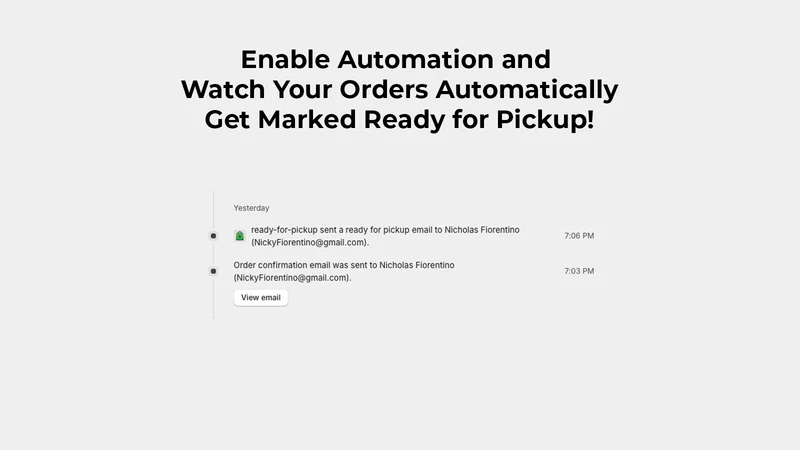 Auto Ready for Pickup | AI Eff
