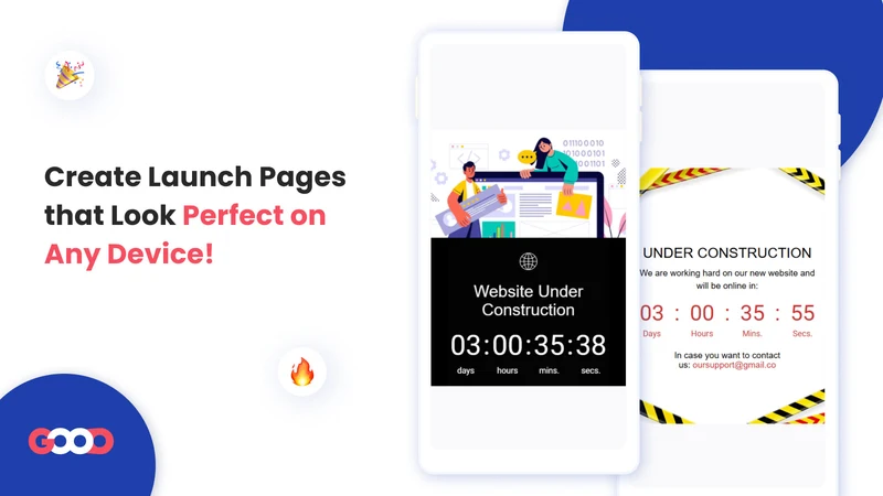 G: Coming Soon Page+Pre Launch