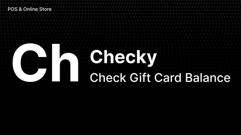 Checky ‑ Gift Card Balance