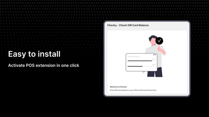 Checky ‑ Gift Card Balance