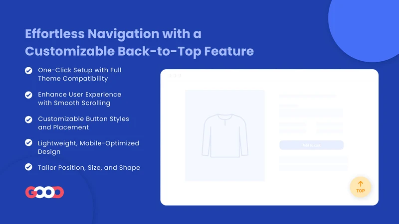 GA: Back To Top, Scroll To Top