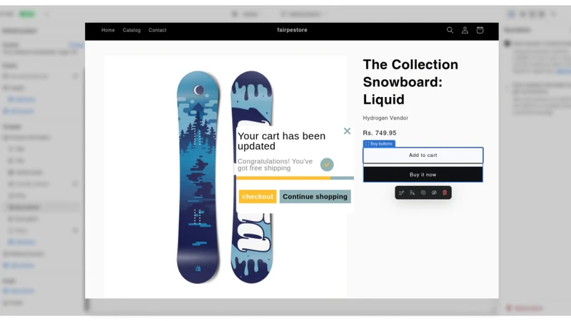 Free Shipping Popup ‑ GS