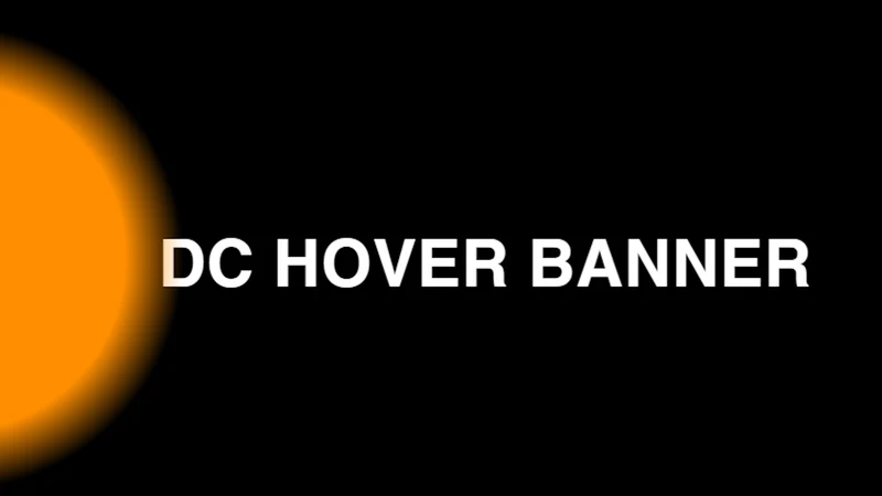 DC Hover Banner