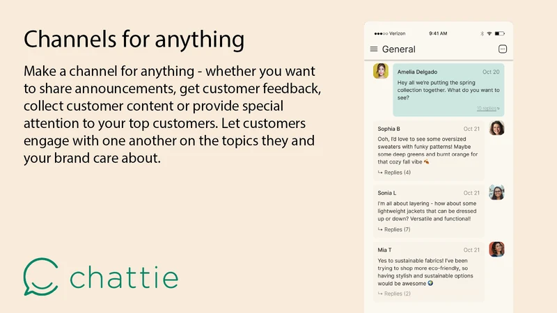 Chattie ‑ Build Real Community