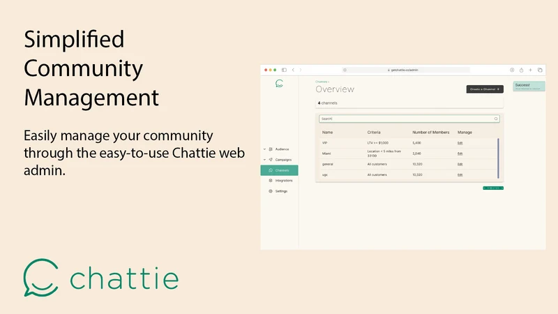 Chattie ‑ Build Real Community