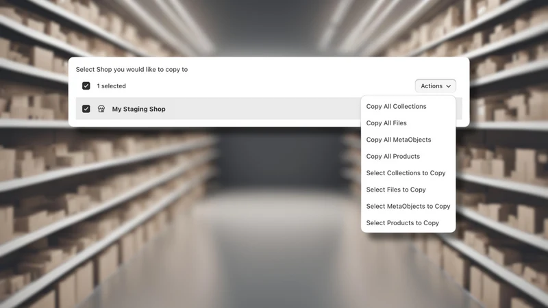 Simple Sync ‑ Copy Your Store