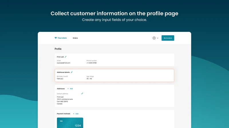Customer Accounts Pro