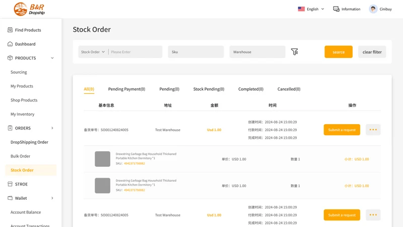 BRDropship:Dropshipping