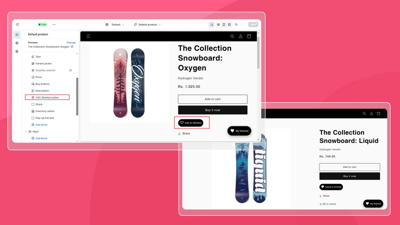 VDCStore Wishlist
