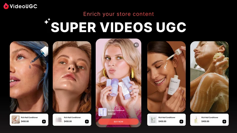 Super Shoppable Video UGC