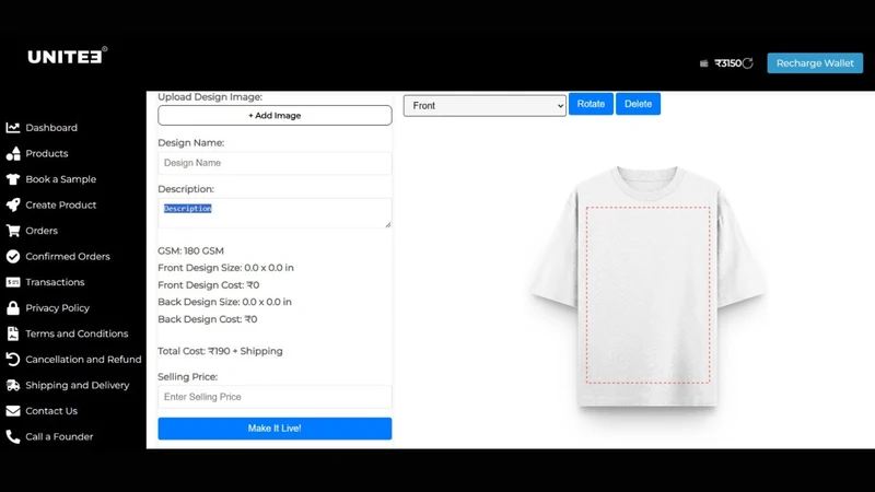 Unitee ‑ Print on Demand India