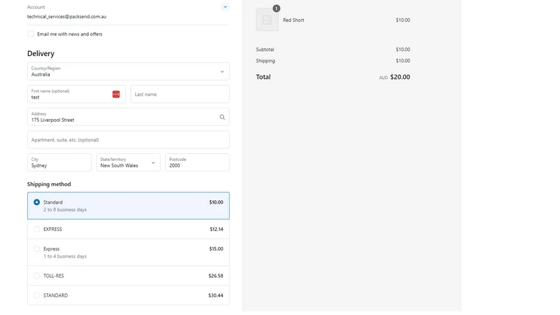 PACK & SEND Live ‑ Australia