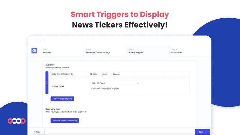 GA: News Ticker