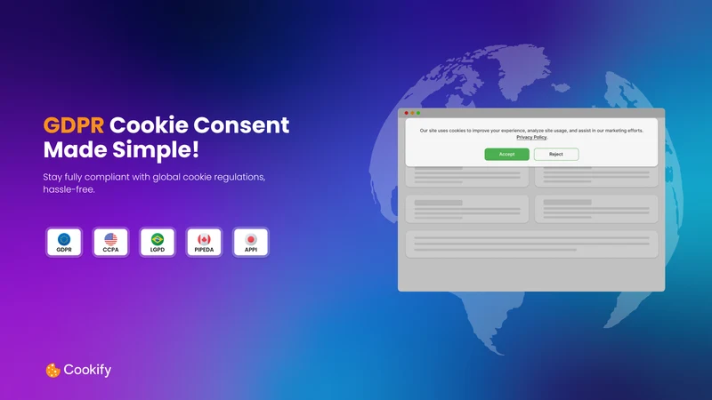 Cookify: GDPR Cookie Consent
