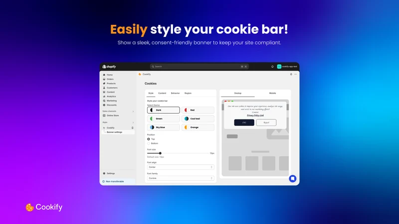 Cookify: GDPR Cookie Consent