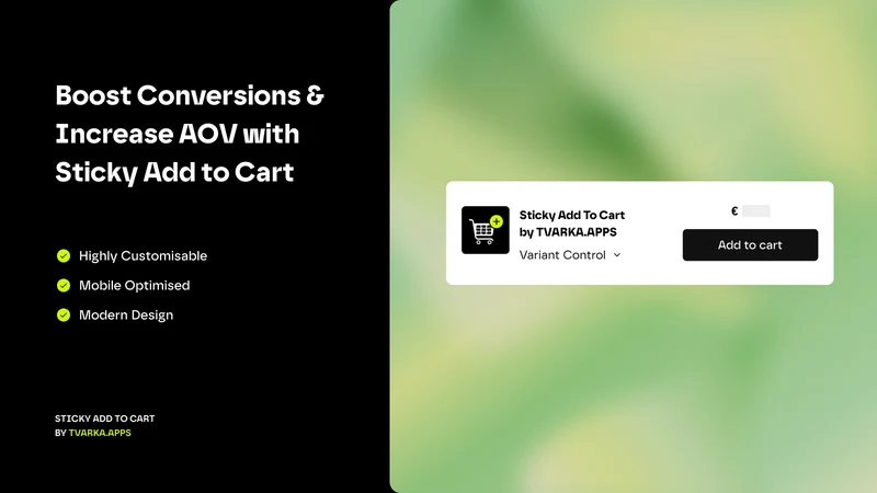 Sticky Add To Cart ‑ TVARKA
