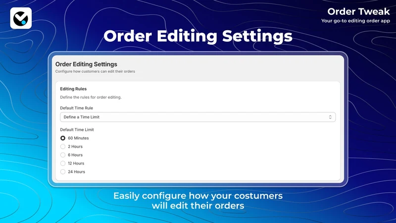 OT : Easy Order Editing