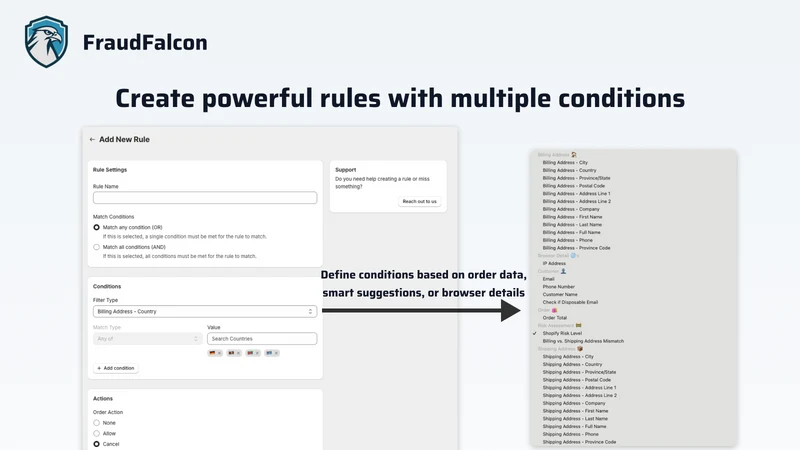 Fraud Falcon ‑ Block Blacklist
