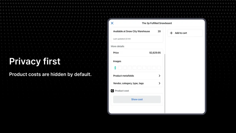 Cogly ‑ Product Costs on POS