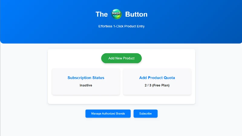 Magic Button ‑ Import Products
