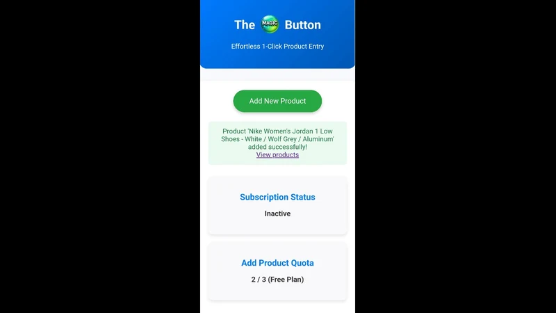 Magic Button ‑ Import Products
