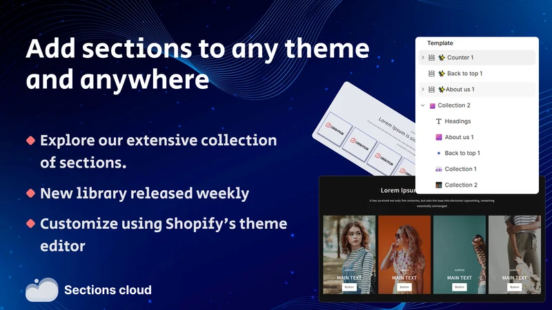Section Cloud: Theme Sections