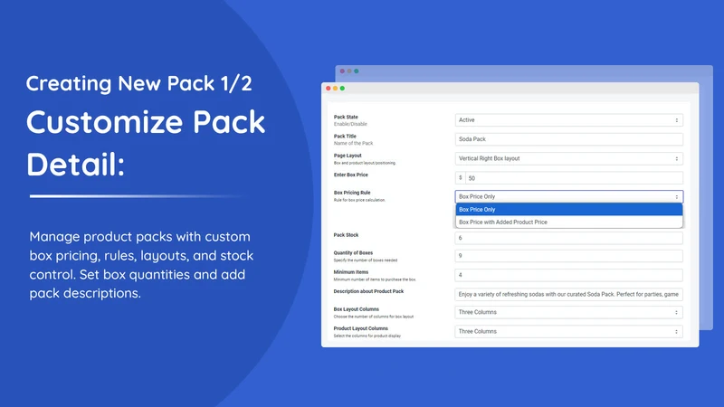 Packer: Mix and Match Products
