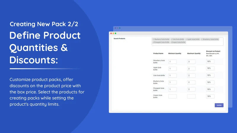 Packer: Mix and Match Products