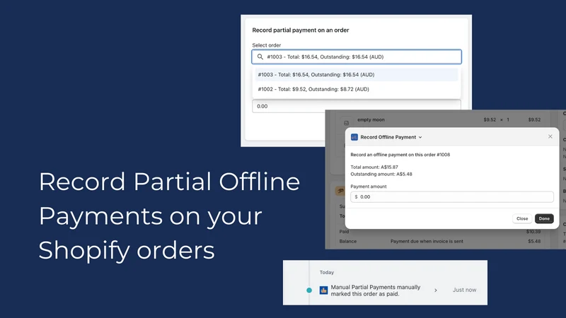 MD Partial Offline Payments