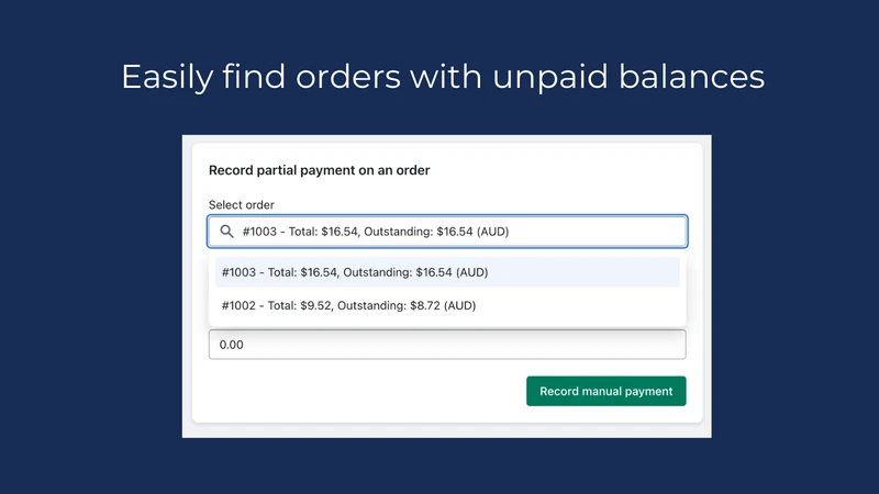 MD Partial Offline Payments