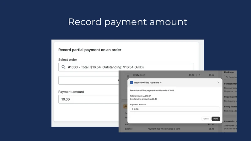 MD Partial Offline Payments