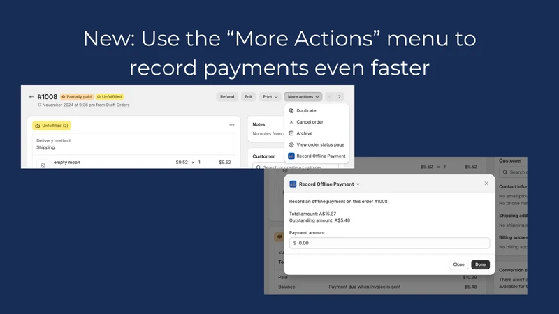 MD Partial Offline Payments