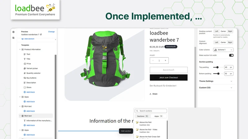 loadbee Premium Content Plugin