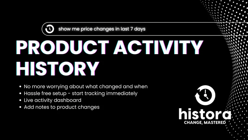 Histora: Product Audit Log