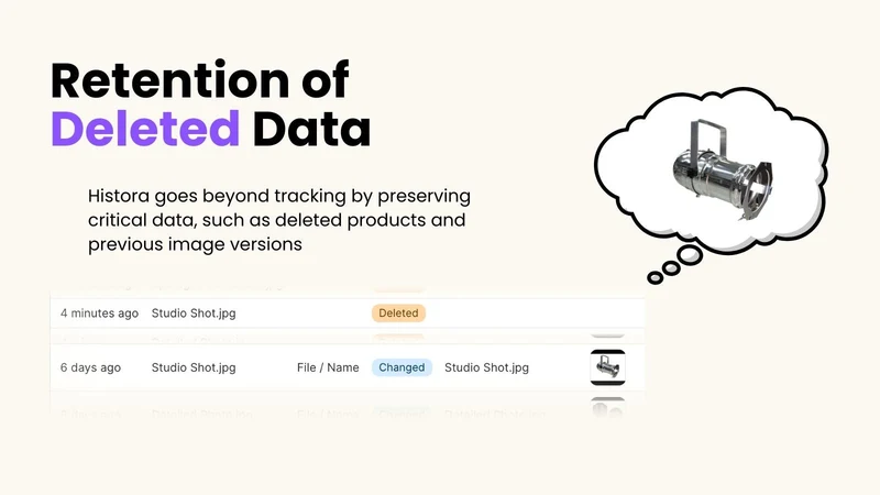 Histora: Product Audit Log