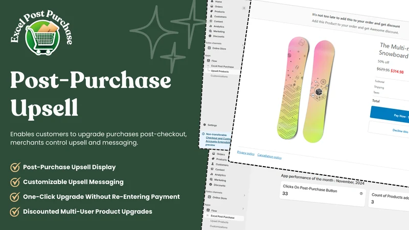 Excel Post Purchase