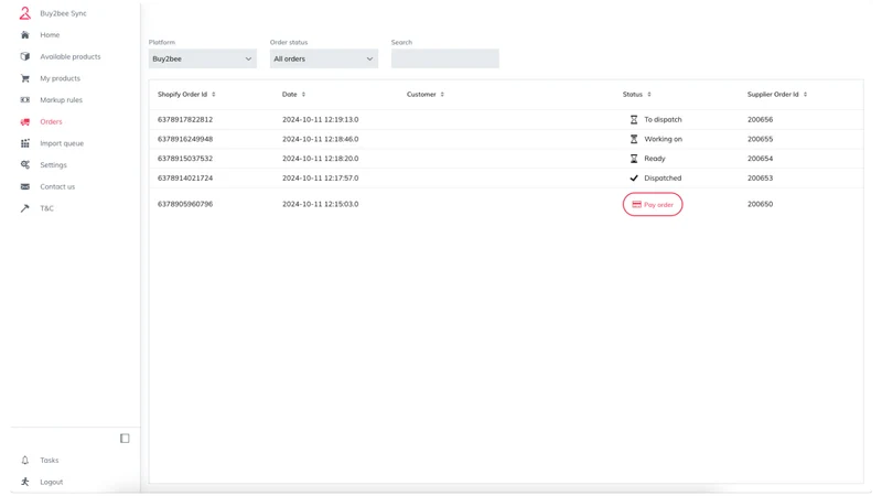 Buy2bee Sync