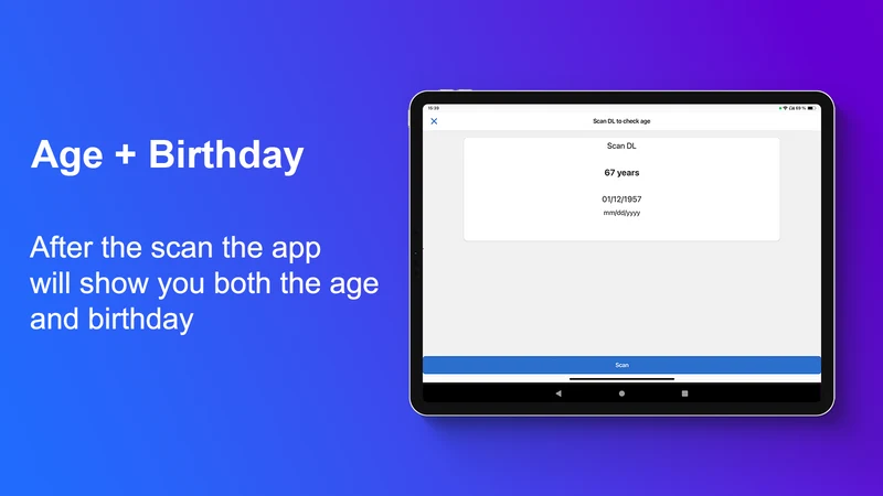 Verificatorly: Check Age (POS)