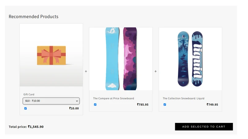 magicsell AI Upsell & Gifting