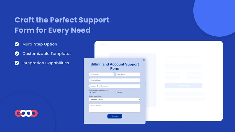 GA: Customer Support Forms +AI
