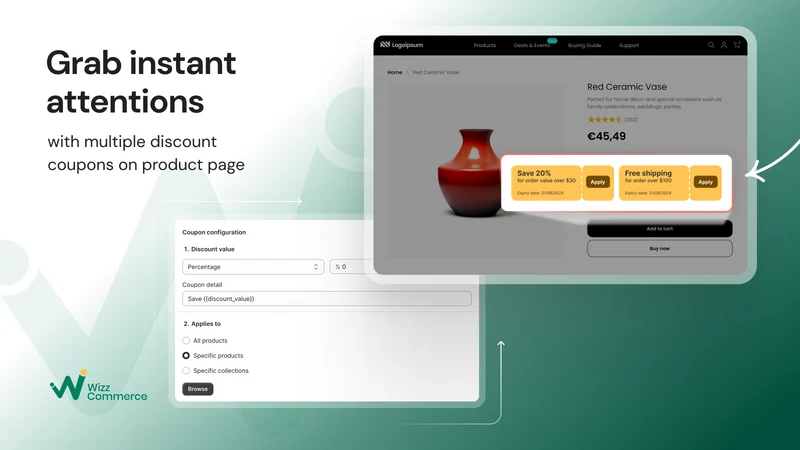 Snap Coupons Discounts in Cart
