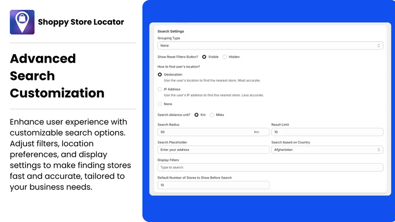 Shoppy Store Locator