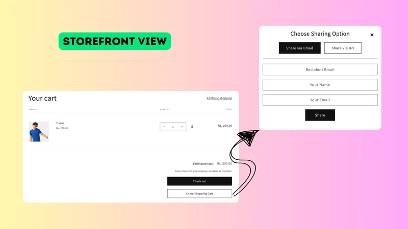 RedChamps: Share Cart