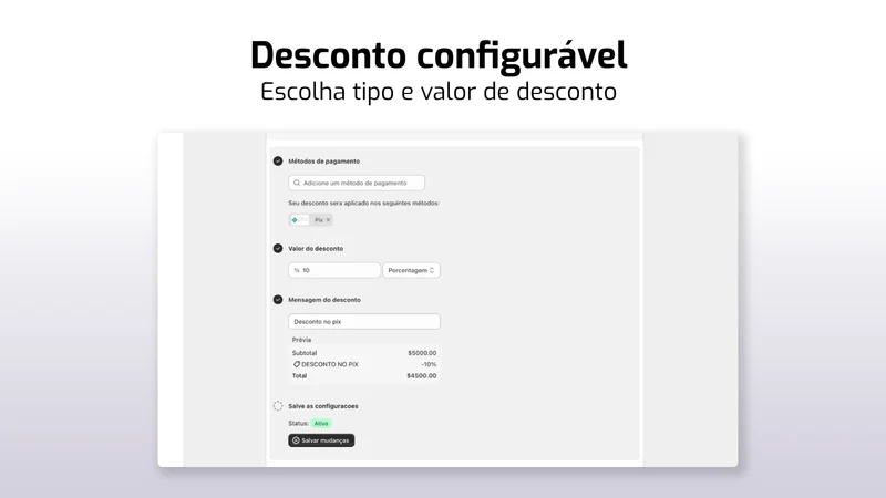 Scala Payment Method Discount