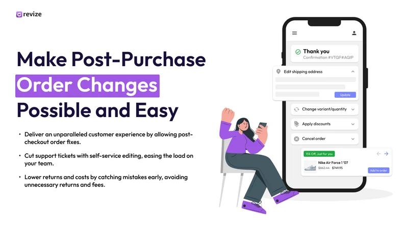 Revize: Order Editing & Upsell