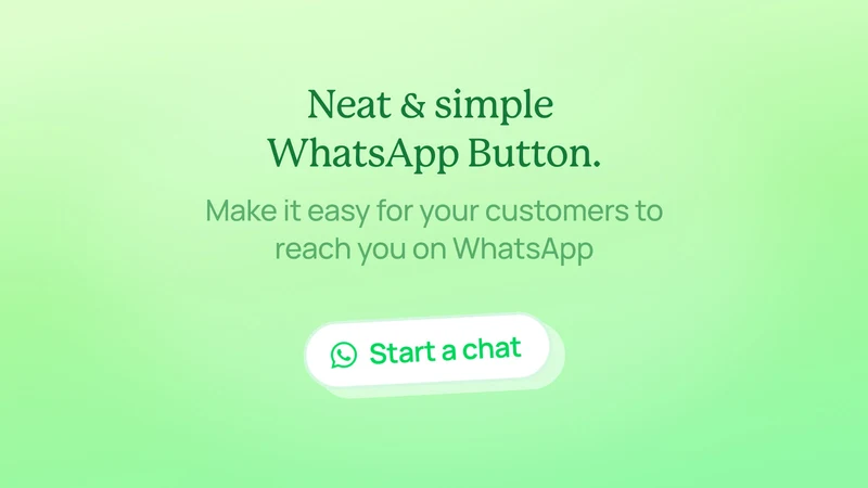 QuickChat: WhatsApp Button