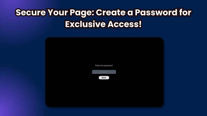 Protexia Password Page