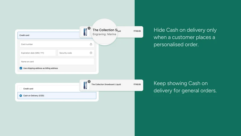 Prepayify Personalised Orders